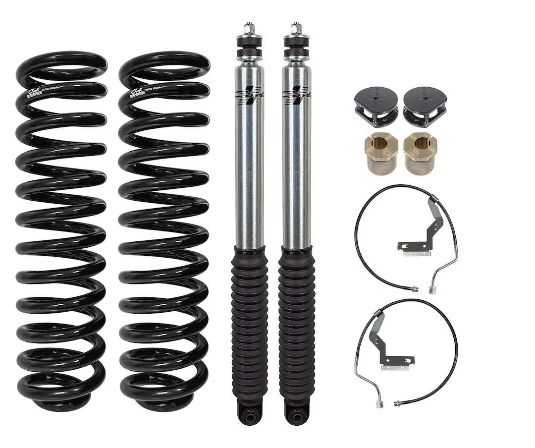 CS-FLVL-SIG-17 – CARLI SUSPEN Leveling Kit Suspension, 2-1/2 To 3-1/2 Inch Lift Coil Spring With Coil Springs/ Alignm...